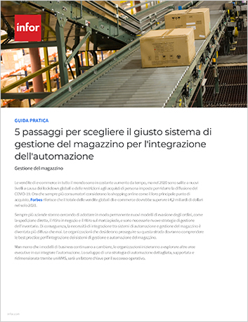 5 steps for choosing the right warehouse
  management system for automation integration How to Guide Italian 457px