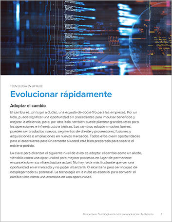 th Claiming your spot in the fast lane The top 5 ways cloud solutions power business agility Perspectives Spanish Spain 