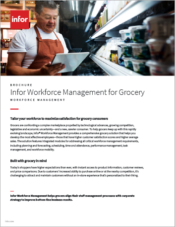  Infor Workforce Management for Grocery   Brochure English    