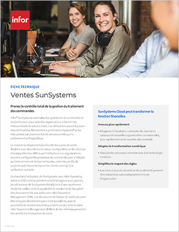 SunSystems Sales Data Sheet French France   457px