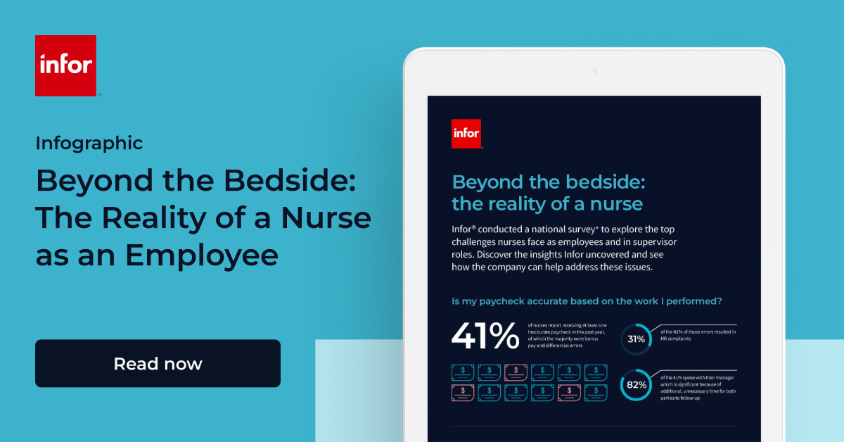 Beyond The Bedside: The Reality Of A Nurse | Infographic | Infor