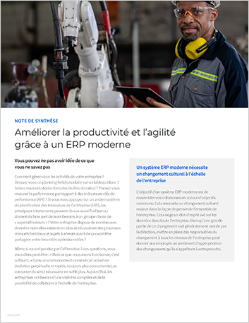 Improve business productivity and agility   wi modern ERP Manufacturing Executive Brief French France 457px
