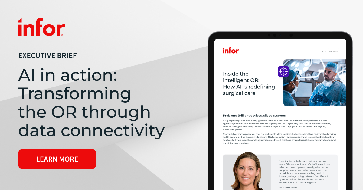 AI redefines surgical care | Executive brief | Infor