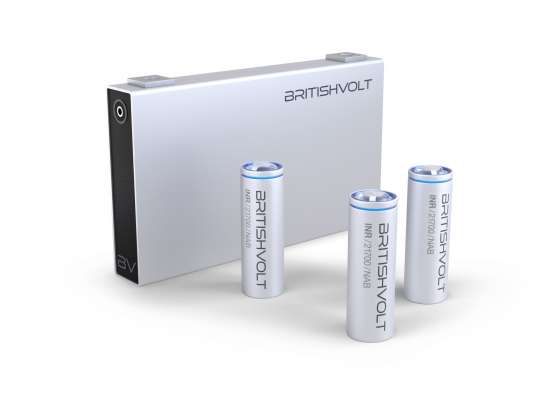 product shot of britishvolt batteries