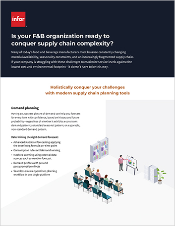 Is your FnB organization ready to conquer
  supply chain complexity Infographic English 457px
