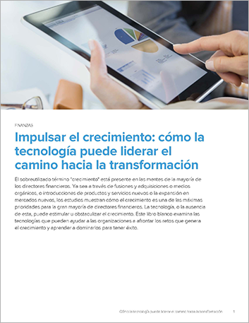 th Smoothing the path to growth—How technology can lead the way to transformation White Paper Spanish Spain 