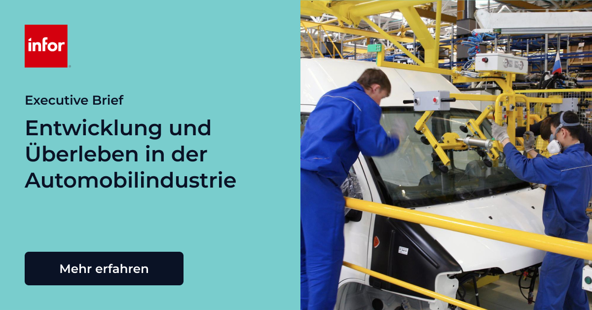 Datenerkenntnisse Automobilindustrie | Executive Brief | Infor