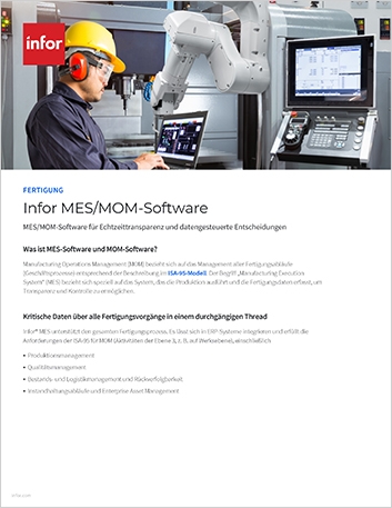 th Infor MES MOM software Flyer German 457px