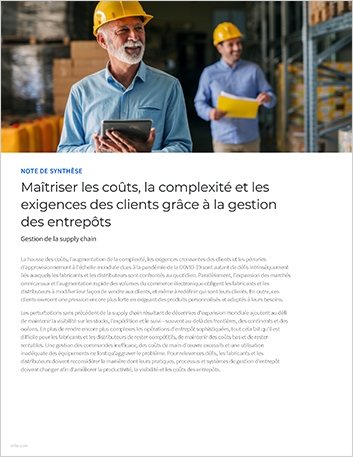 th Conquering costs complexity and   customer demands with warehouse management Executive Brief French France