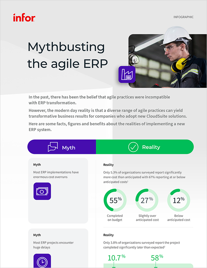 Mythbusting the agile ERP infographic