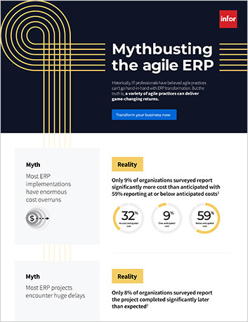 Mythbusting the agile ERP infographic