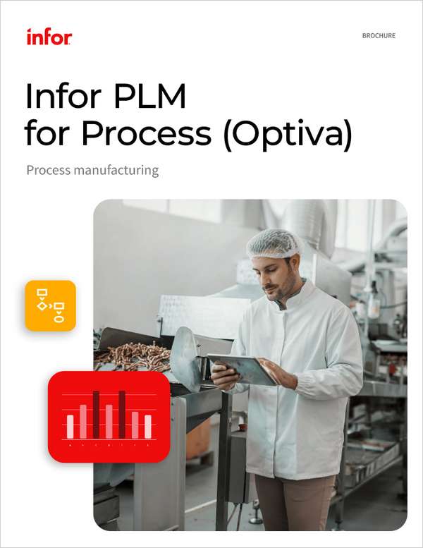  Infor PLM for Process Optiva Brochure
  English 