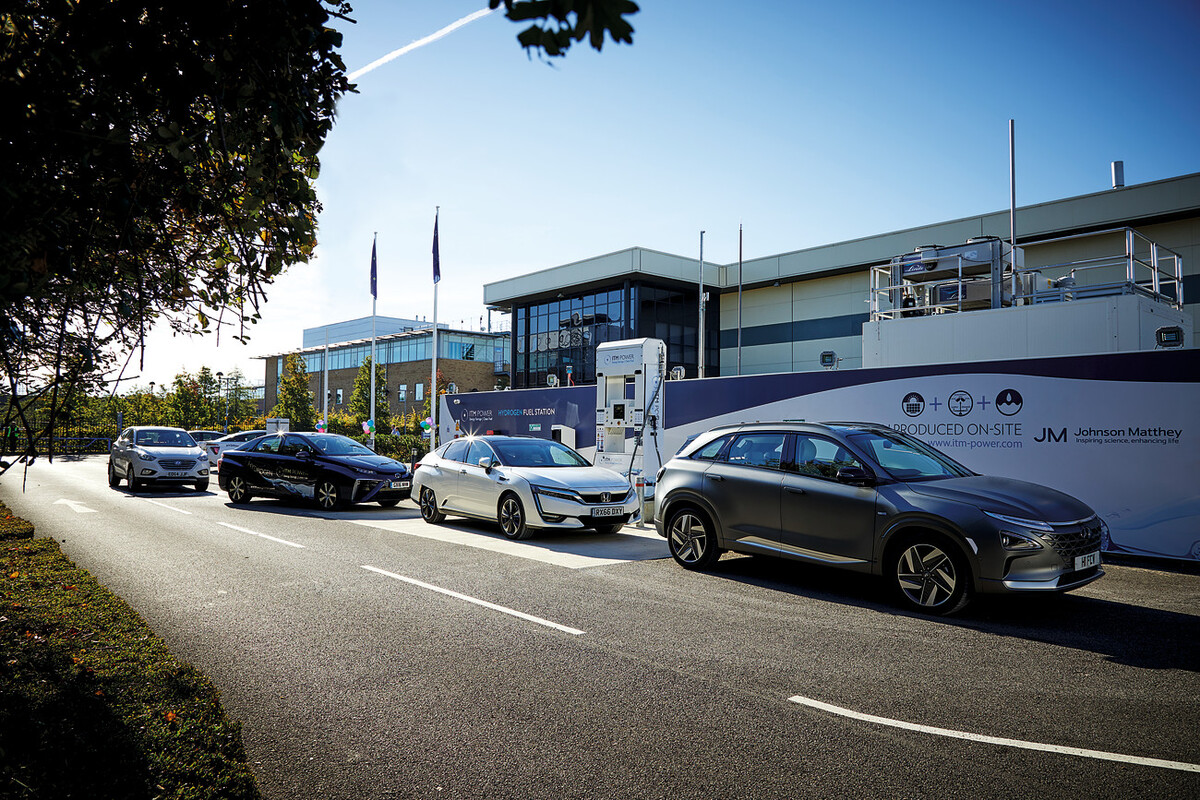 Johnson Matthey factory Swindon UK hydrogen fuel cells