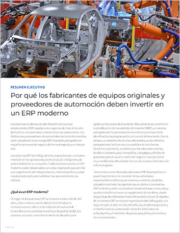 th Why automotive OEMs and tier suppliers should invest in a modern ERP Executive Brief Spanish LA 457px