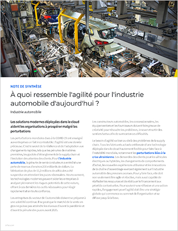 What does agility   look like for todays auto industry Executive Brief French France 457px