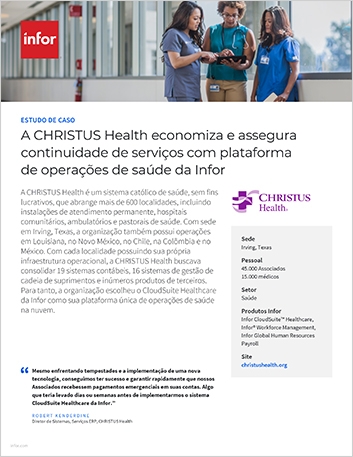 th CHRISTUS Health Case Study Infor CloudSuite Healthcare Workforce Management Healthcare NA Portuguese Brazil 457px 1