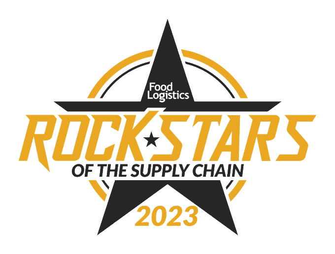 Food Logistics star and circle logo