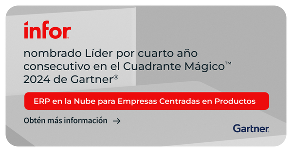 Líder Gartner: ERP en la nube 2024 | Infor
