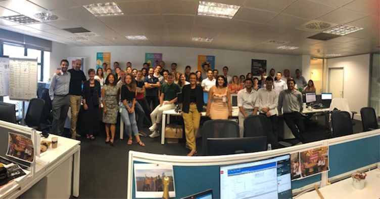People in the Infor Barcelona office