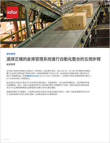5 steps for choosing the right warehouse
  management system for automation integration How to Guide Chinese Traditional
  457px