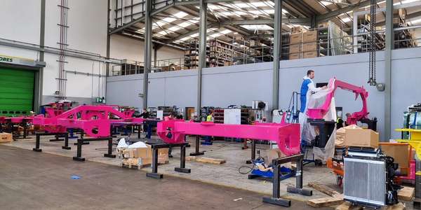 Combilift B pink assembly 