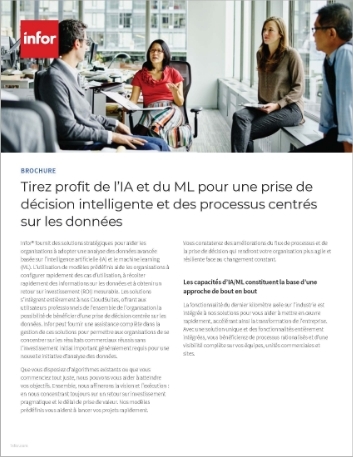 th Leverage AI and ML for smart decision   making and data centric processes Brochure French