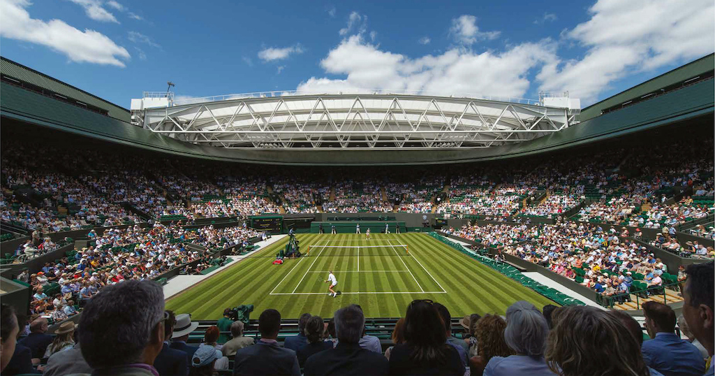Wimbledon tennis center crowd Camatic Seating