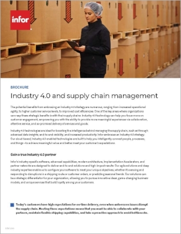 Industry 4 0 and supply chain management Brochure English