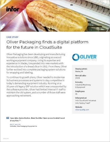Oliver packaging and equipment company case study