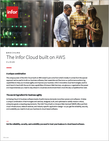 The infor cloud built on AWS