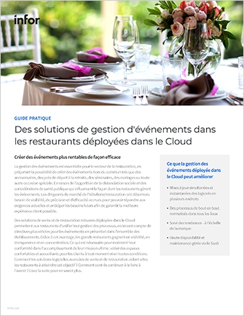 th Resilience in the 2020s cloud based   restaurant event management solutions How to Guide French France
