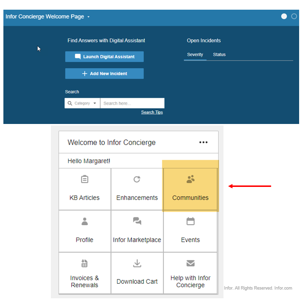 Infor community