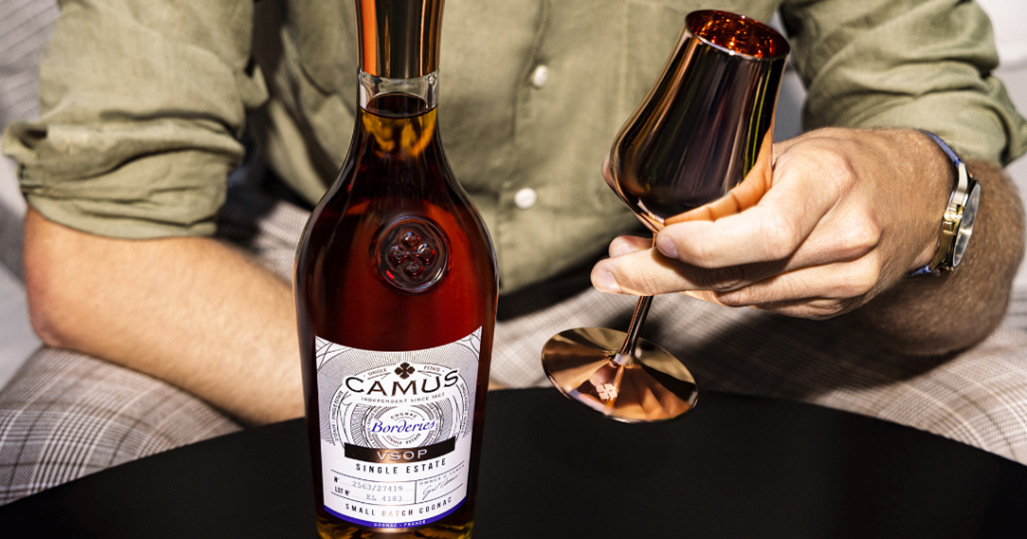 Maison Camus cognac glasses man 