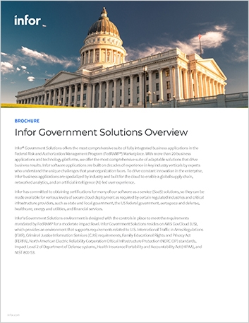 Infor Government Solutions Overview Brochure English