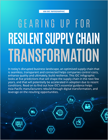 IDC Resilient Supply Chain Transformation Infographic English
