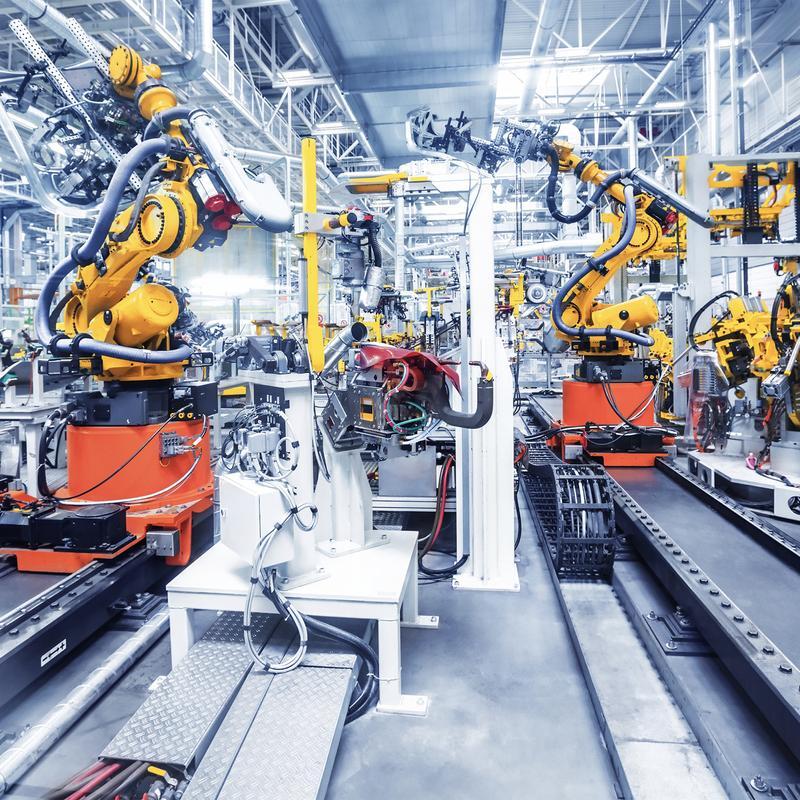 robot arm technology factory plant