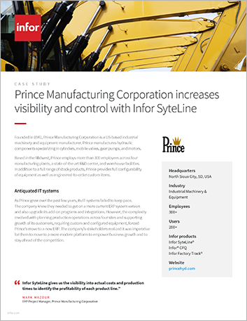 Prince Manufacturing Corporation Case STudy