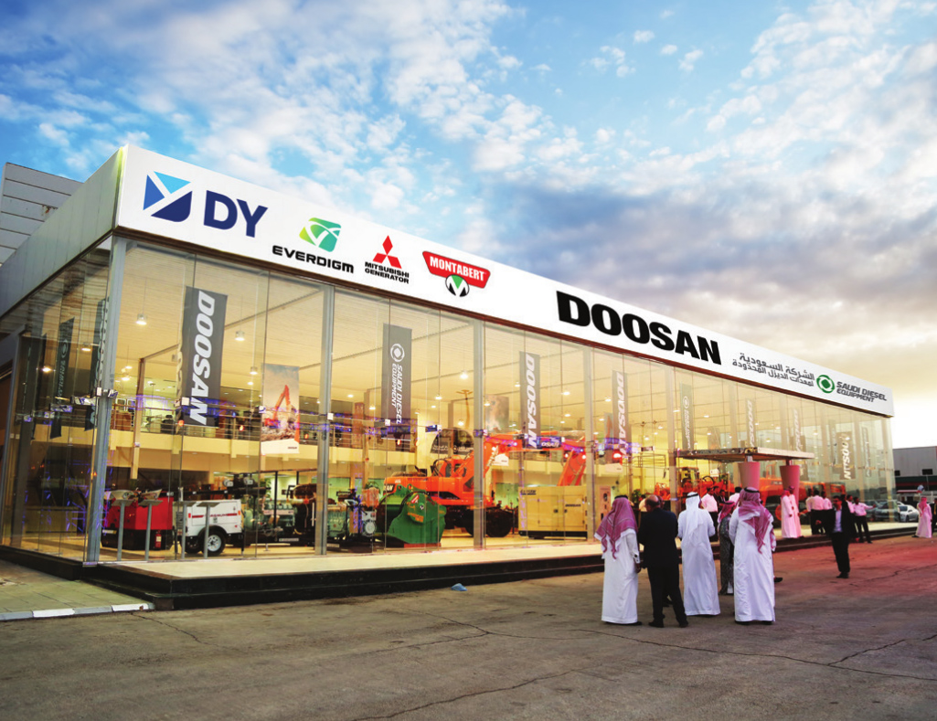 Saudi Diesel Doosan Showroom press release