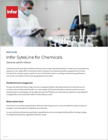  Infor SyteLine for Chemicals Brochure   English 