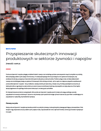 th Accelerating successful product innovation in food and beverage White Paper 2021