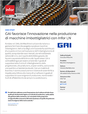 GAI spurs innovative bottling machine   production with Infor LN Case Study Italian 457px