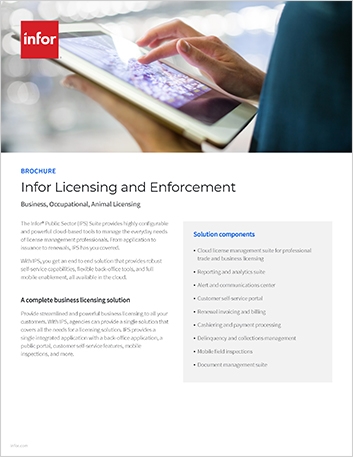 Infor Licensing and Enforcement Brochure English   