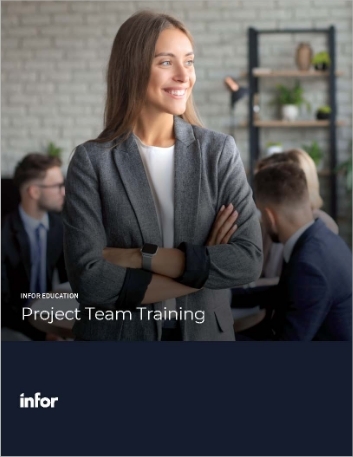Infor Education Project Team Training Brochure English