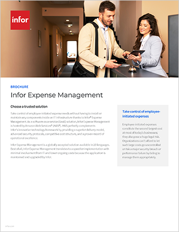 Infor Expense Management Brochure English