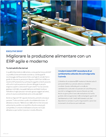 th Improve productivity and   agility with a smart modern ERP built for fashion Executive Brief Italian