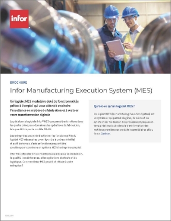 th Infor Manufacturing Execution System   MES Brochure French France