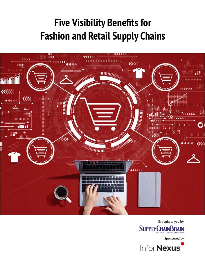 Five Visibility Benefits for Fashion and
  Retail Supply Chains SupplyChainBrain Report English 457px