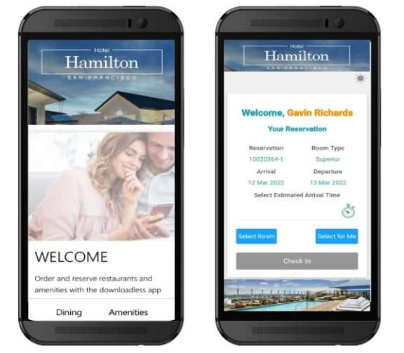 Logiciel de gestion hôtelière comprenant des appareils mobiles avec réservation d’hôtel