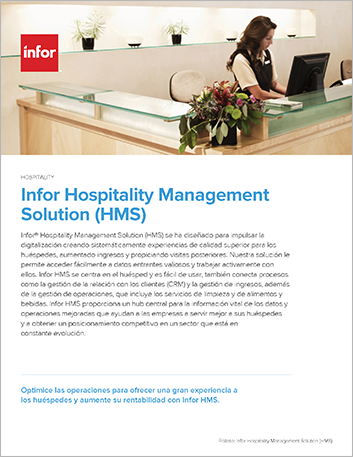 th Infor Hospitality Management Solution HMS Brochure Spanish Spain 