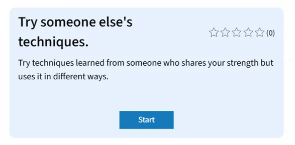 Try someone else's techniques screenshot